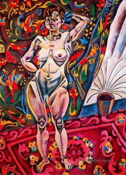 Joan Miró Painting - Joan Miró Desnuda De Pie